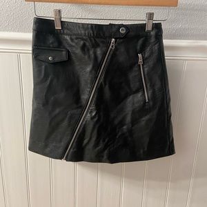 H&M Leather Skirt